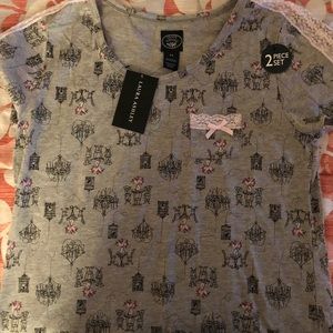 Karen Scott gray pajama soft material New